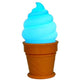 Blue Led Night Light Ice Cream Cone Lamp For Kids