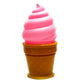 Pink Led Night Light Ice Cream Cone Lamp For Kids